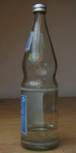 schillernde Wasserflasche