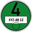Feinstaubplakette (Stufe 4)